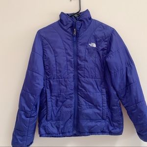 The North Face Purple Puffer Jacket